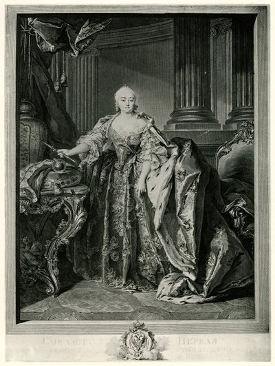 Elizabeth, Rusya İmparatoriçesi by German School