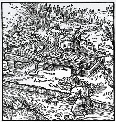 Georg Pawer veya Georgius Agricola (1494-1555) tarafından De re metalica