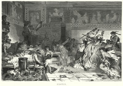 Bir Roma şöleninde (lito) yemekten sonra eğlence by German School