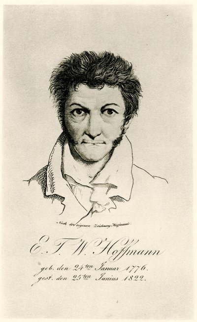 Ernst Theodor Amadeus Hoffmann (1776-1822) 1884-90 (fototip) by German School