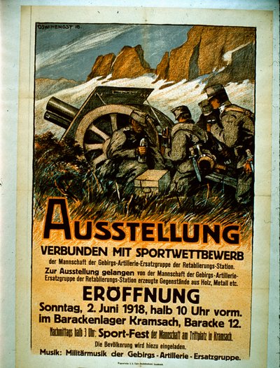 Rekabetçi Sporlar Sergisi, 1918 by German School
