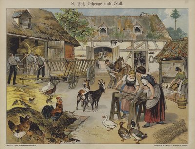 Çiftlik (renkli taş) by German School