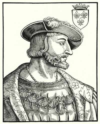 Francis I, Fransa Kralı (gravür) by German School