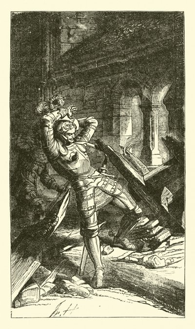 Francis von Sickingen ölümcül şekilde yaralandı by German School