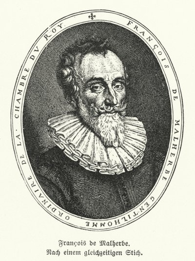 Francois de Malherbe, Fransız şair ve çevirmen (lito) by German School