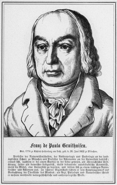 Franz de Paula Gruithuisen (gravür) by German School