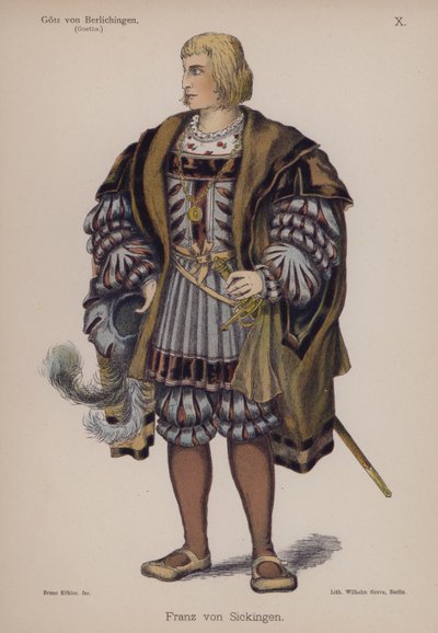Franz von Sickingen, Goethe tarafından Gotz von Berlichingen