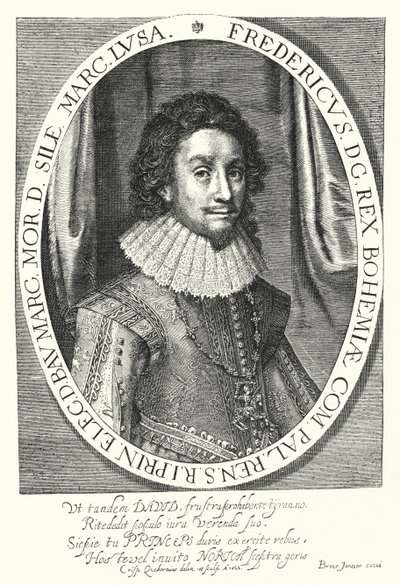 Frederick I, Bohemya Kralı, Kış Kralı (gravür) by German School