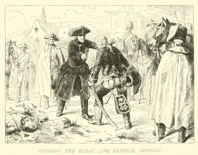 Büyük Frederick ve General Zieten by German School