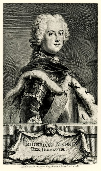 Büyük Frederick II by German School
