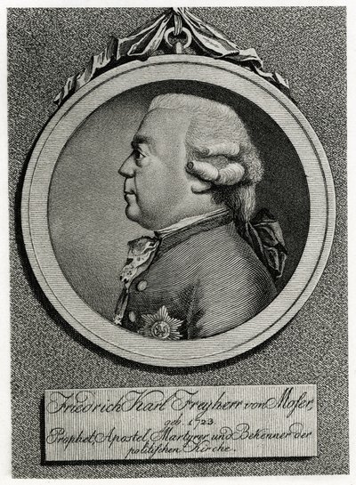 Friedrich Karl von Moser by German School
