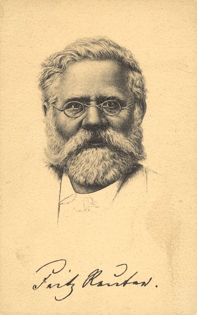 Fritz Reuter (lito) by German School