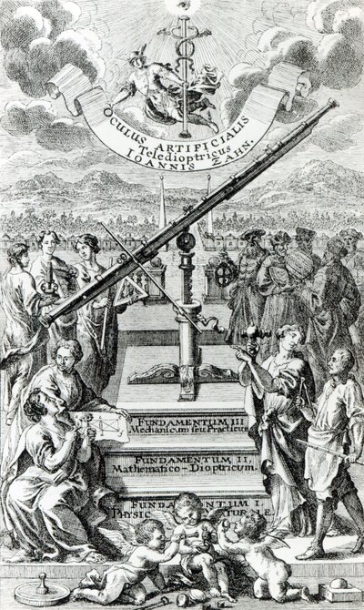 Johann Zahn tarafından yazılan Oculus Yapayis Teledioptricus Sive Telescopium