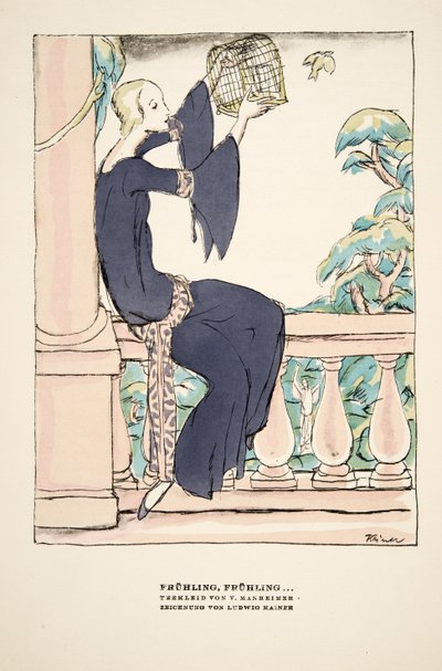 "Frühling, Frühling", V. Manheimer