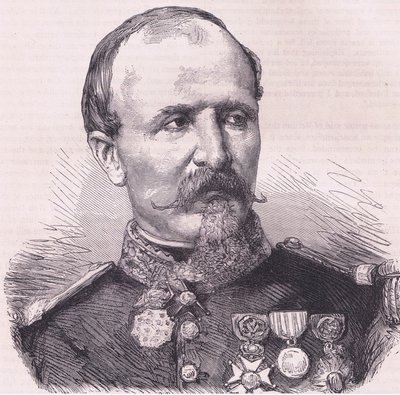 General Chanly, Cassells History of the War of France ve Almanya arasındaki Cassell and Company Limited tarafından yayınlandı, c.1890 (lito) by German School
