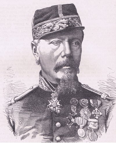 General Cremer, Cassells History of the War of France ve Almanya arasındaki Cassell and Company Limited tarafından yayınlandı, c.1890 (lito) by German School