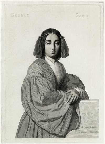 George Sand, 1884-90 by German School