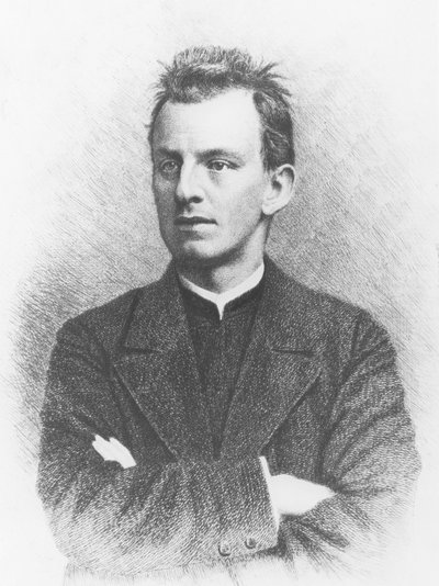 Gerhart Hauptmann (gravür) by German School