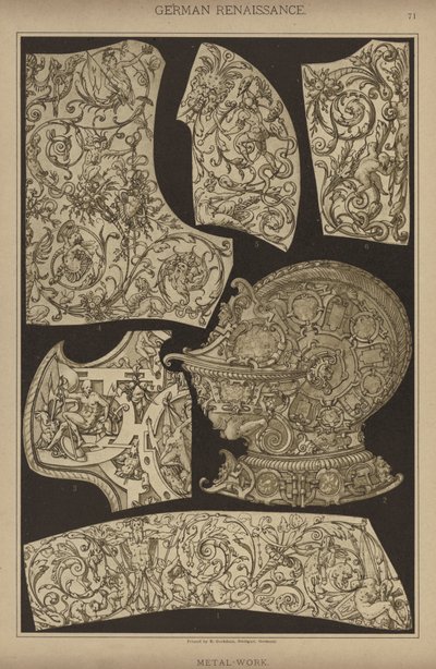 Alman Rönesansı, Metal İşçiliği (renkli taş) by German School