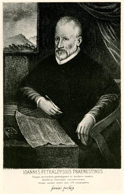 Palestrina'dan Giovanni Pierluigi by German School