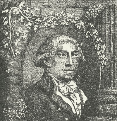 Gottfried August Burger, Alman şair (gravür) by German School
