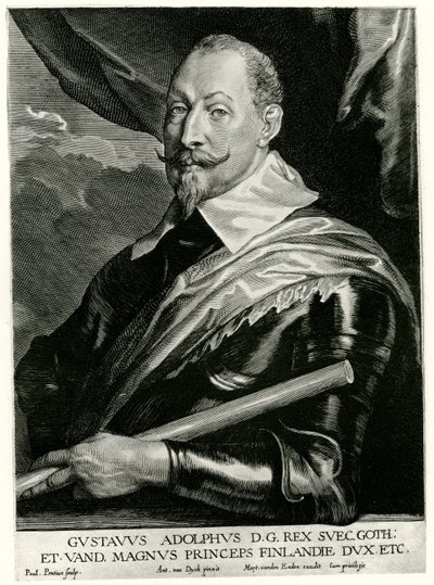 Gustav II Adolf, İsveç Kralı by German School