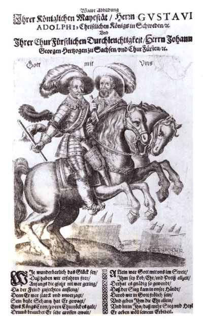 Gustavus Adolphus II (1594-1632) ve Gustavus Adolphus IV (1778-1837), İsveç Kralları by German School