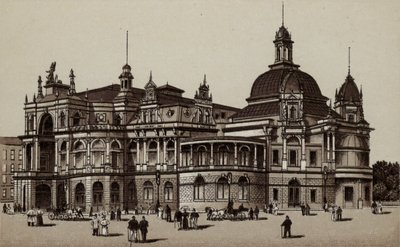 Hamburg: Concerthaus, Concert-House (lito) by German School