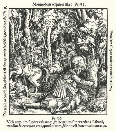 Hans von Hutten, Wurttemberg Dükü Ulrich tarafından öldürüldü, 1515 by German School