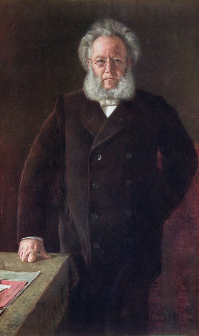 Henrik Ibsen (1828-1902) by German School