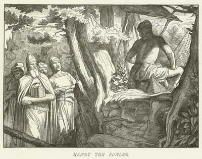Henry the Fowler by German School
