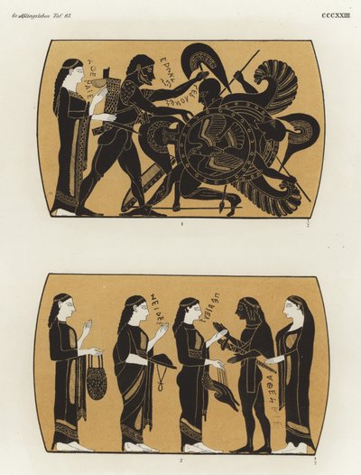 Geryon ve Perseus ile savaşan Herkül, Medusa
