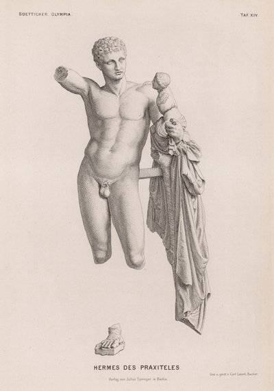 Hermes ve Bebek Dionysos, Olympia, Yunanistan