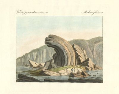 Kancalı gnays, Lewis'te (renkli gravür) by German School