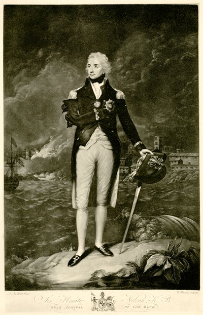 Horatio Lord Nelson, 1884-90 (fototip) by German School