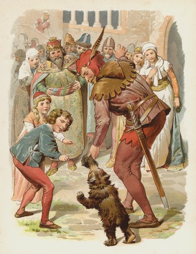 Till Eulenspiegel için illüstrasyon by German School