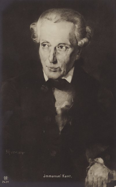 Immanuel Kant (lito) by German School