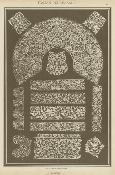 İtalyan Rönesansı, Danteller (renkli taş) by German School