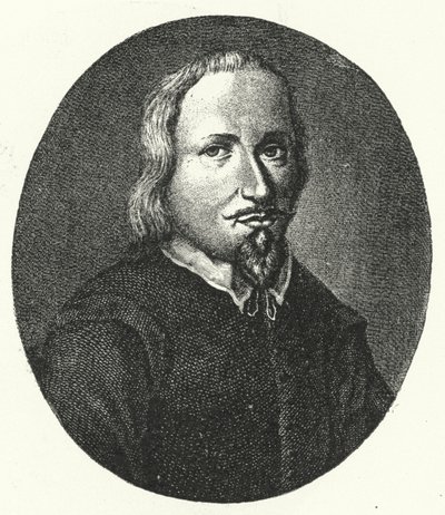 Jakob Boehme, Alman ilahiyatçı (gravür) by German School