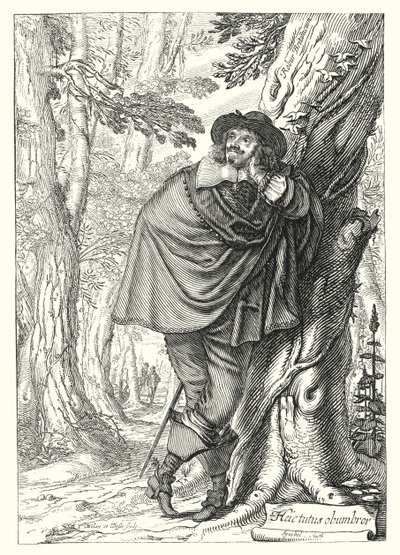 James Howell, İngiliz-Gal tarihçi ve yazar (gravür) by German School
