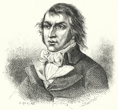 Jean-Lambert Tallien, Fransız Devrimci politikacı (gravür) by German School