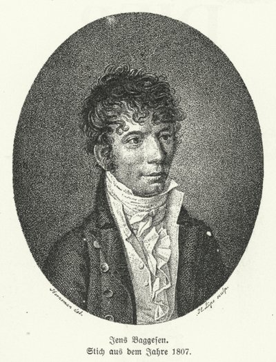Jens Baggesen, Danimarkalı şair ve çizgi roman yazarı by German School