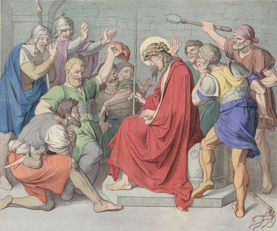 İsa dikenlerle taçlandırılmıştır by German School