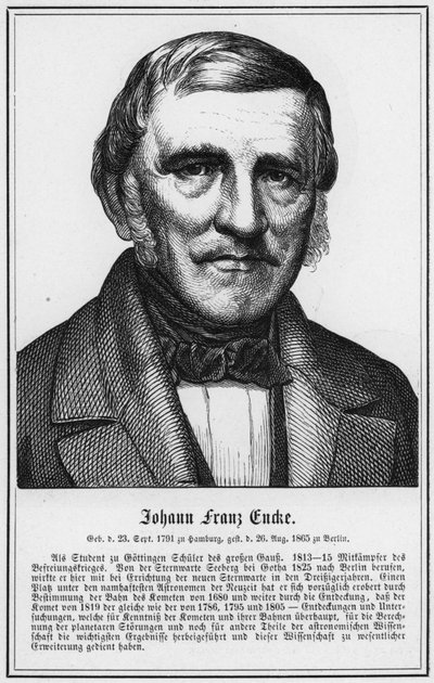 Johann Franz Encke (gravür) by German School