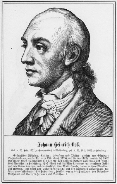 Johann Heinrich Vok (gravür) by German School