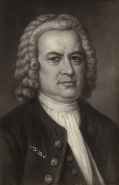 Johann Sebastian Bach, Barok Dönemi (1685-1750) Alman besteci, orgcu, klavsenci, viyolacı ve kemancı by German School