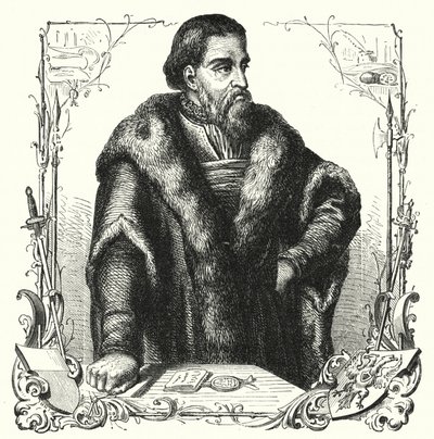 Jurgen Wullenwever, Lübeck Belediye Başkanı bir hain ve bir Anabaptist olarak idam edildi (gravür) by German School