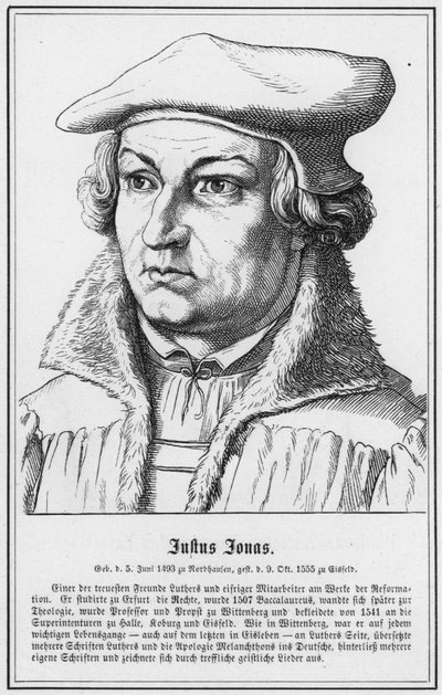 Justus Jonas (gravür) by German School