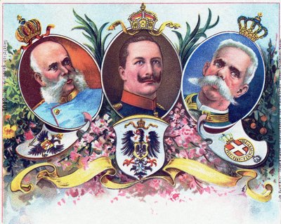 Kaiser Wilhelm II ve müttefikleri, 1899 by German School