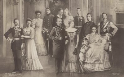 Almanya Kayzeri Wilhelm II ve ailesi by German School